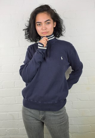 VINTAGE 90'S RALPH LAUREN 1/4 ZIP JUMPER