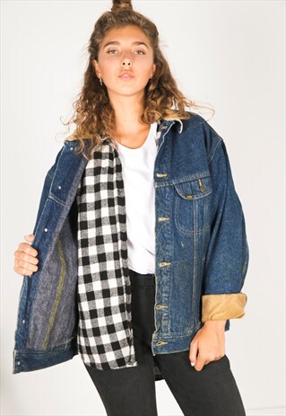 VINTAGE 80S LEE WINTER BLANKET JACKET / R2100C401