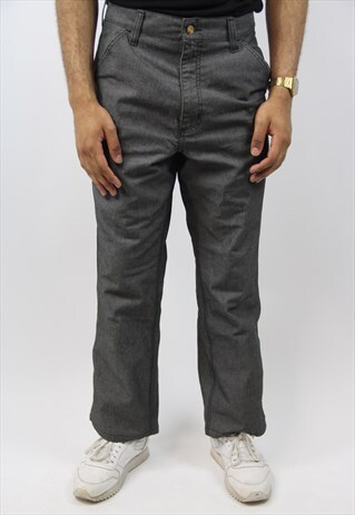 VINTAGE CARHARTT CHARCOAL GREY JEANS