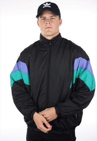 VINTAGE 90S WAVY FESTIVAL WINDBREAKER JACKET