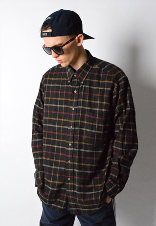 VINTAGE 90S CHECK LONG SLEEVE SHIRT