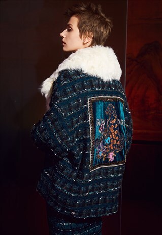 WINTER JACKET, WHITE FUR
