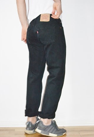 VINTAGE 90S LEVIS 501 BLACK JEANS