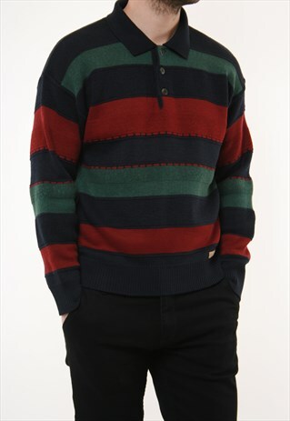 90S VINTAGE JOCKEY OLDSCHOOL WOOL JUMPER 14279