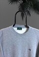 VINTAGE FRED PERRY GREY SWEATER