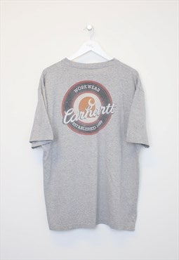 Vintage Carhartt est. 1889 graphic t-shirt in grey. Fits  L