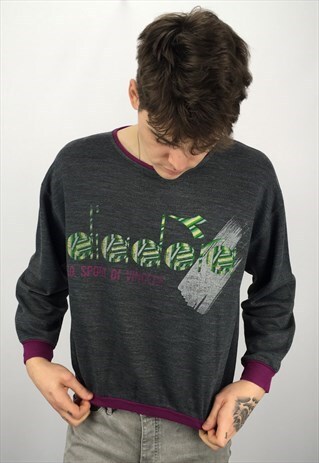 90S VINTAGE DIADORA SWEATSHIRT