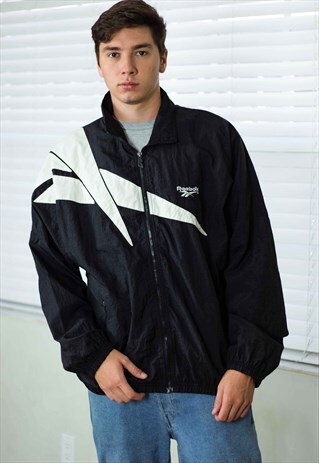 VINTAGE REEBOK JACKET LOGO 90S L 12.5
