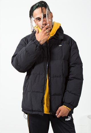 UNIQUE VINTAGE LACOSTE REVERSIBLE PUFFER COAT / S2143