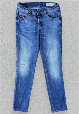 Diesel Sandy Jeans Blue Slim Straight Womens W27 L30