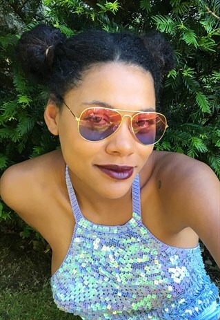 PINK BLUE OMBRE AVIATOR SUNGLASSES