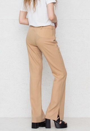 VINTAGE LIGHT BROWN DOLCE&GABBANA TROUSERS BOTTOMS