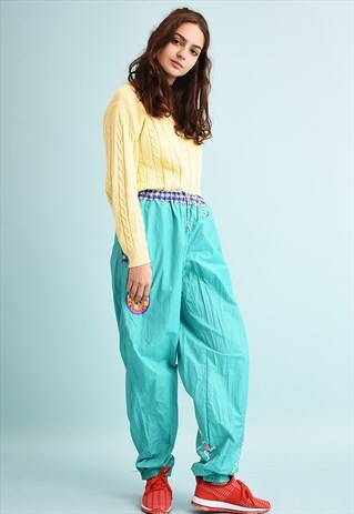 80'S RETRO ATHLEISURE SPORTS TRACKSUIT BOTTOMS