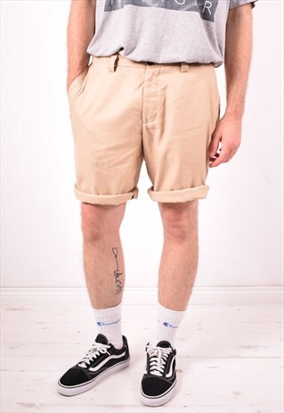 TOMMY HILFIGER MENS VINTAGE SHORTS W36 KHAKI 90S