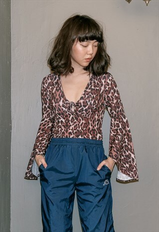 VINTAGE LEOPARD BLOUSE
