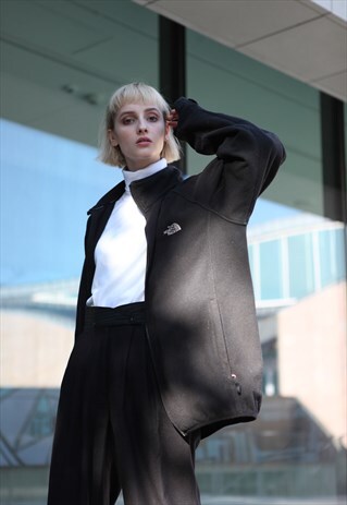 VINTAGE THE NORTH FACE FLEECE TOP BLACK