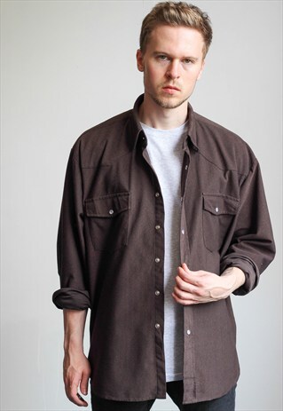 VINTAGE OVERSIZED CORDUROY SHIRT