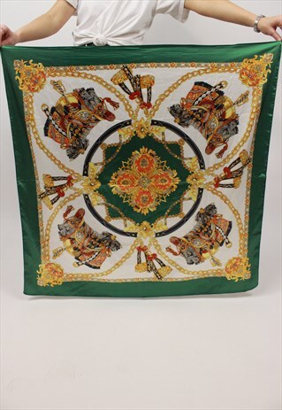 VINTAGE DETAILED SILKY SCARF