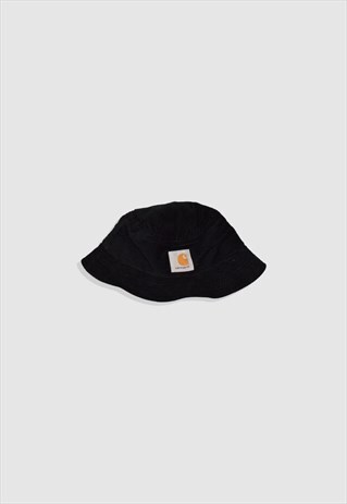 VINTAGE CARHARTT CORDUROY BUCKET HAT IN BLACK