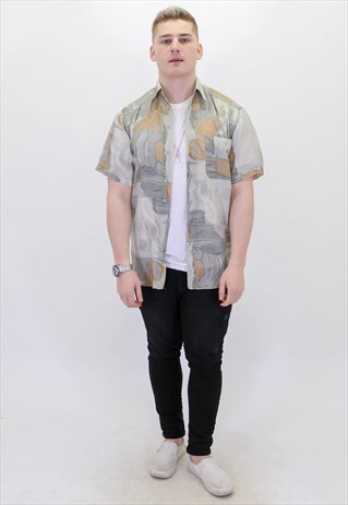 VINTAGE PATTERN FESTIVAL SHIRT