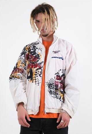 VINTAGE 90S REEBOK SHELL JACKET / S4116
