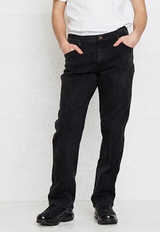 VINTAGE BLACK WRANGLER DENIM JEANS