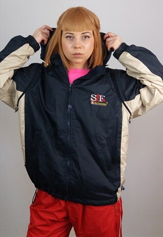 CHENERAL SAN FRANCISCO 4 IN 1 REVERSIBLE JACKET /VEST FLEECE