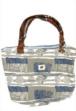 Hawaiian Print Reworked Vintage Shoulder Bag