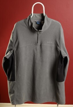 Vintage Fleece 1/4 zip Sweatshirt Grey