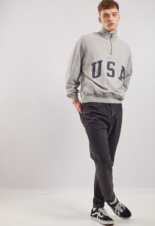VINTAGE RALPH LAUREN 1/4 ZIP SWEATSHIRT