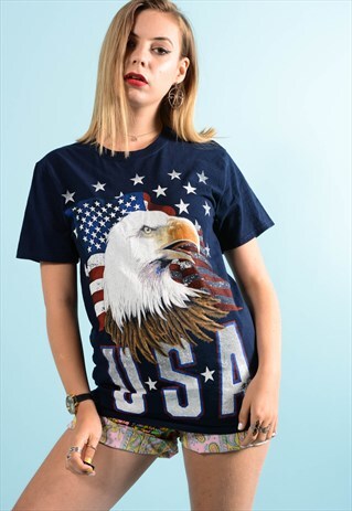 USA EAGLE GRAPHIC T-SHIRT