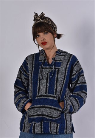 VINTAGE BAJA MEXICAN HOODIE