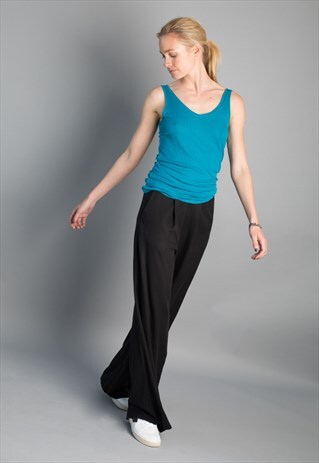 VANUA ECO-FRIENDLY LONG WIDE LEG TROUSERS