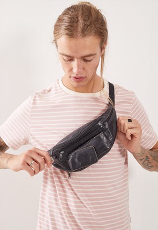 VINTAGE LEATHER FESTIVAL BUM BAG