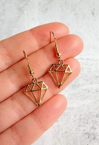 GEOMETRIC DIAMOND EARRINGS