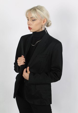 VINTAGE RALPH LAUREN SUIT JACKET BLAZER BLACK