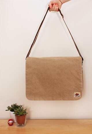 JAPANESE RAY GUN RETRO STYLE CANVAS MESSENGER SHOULDER BAG