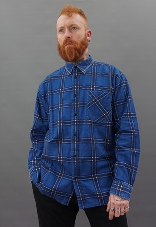 VINTAGE 1990S CHECK FLANNEL SHIRT