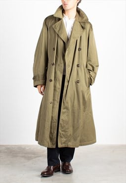 Men's Korean War Double Breasted Military Trench