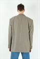 POSEIDON BLAZER UK 46 US CASHMERE HOUNDSTOOTH WOOL JACKET