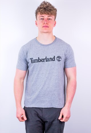 VINTAGE TIMBERLAND T-SHIRT IN GREY