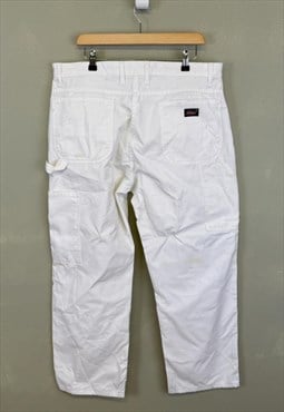 Vintage Dickies Chino Trousers White 38W x 30L