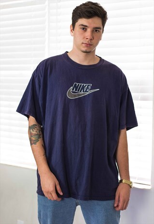 VINTAGE NIKE T-SHIRT LOGO 90S XXL 9.6