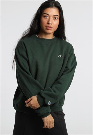 90S CHAMPION EMBROIDERED LOGO SWEATSHIRT