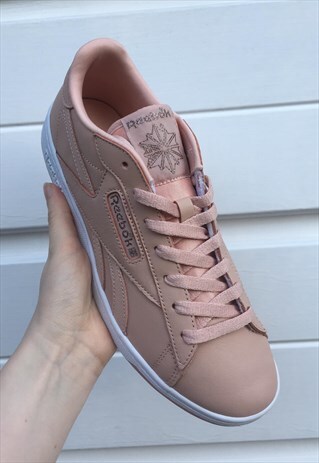 WOMENS REEBOK TRAINERS LIGHT PINK REEBOK CLASSIC CLUB SHOES