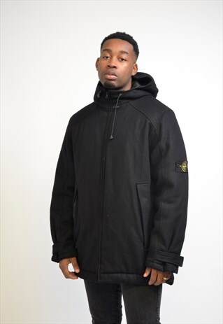 RARE VINTAGE STONE ISLAND WOOL COAT