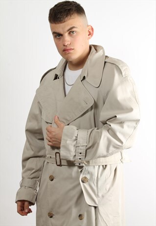 VINTAGE YSL YVES SAINT LAURENT TRENCH COAT