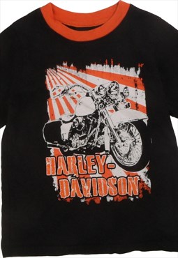 Harley Davidson  Spellout Short Sleeve Crewneck T Shirt XSma