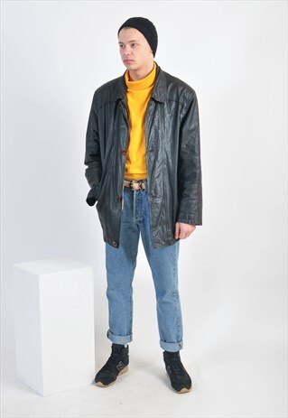 VINTAGE 90S LEATHER JACKET