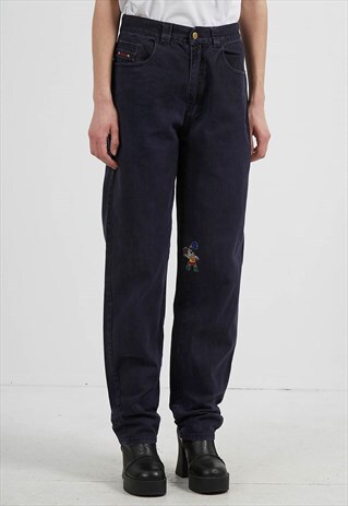 VINTAGE NAVY FADE OUT DENIM JEANS